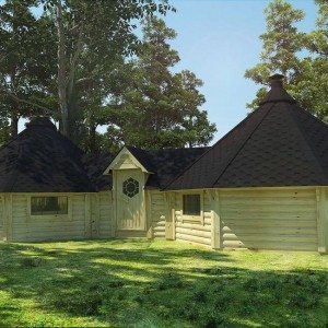 billig grillhytte byggesett