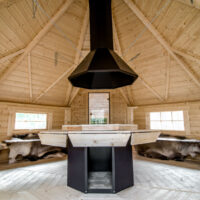 8 kantet Grill i Grillhytte 16,5m2