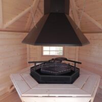 Grillhytte 4,5m2 Innvendig
